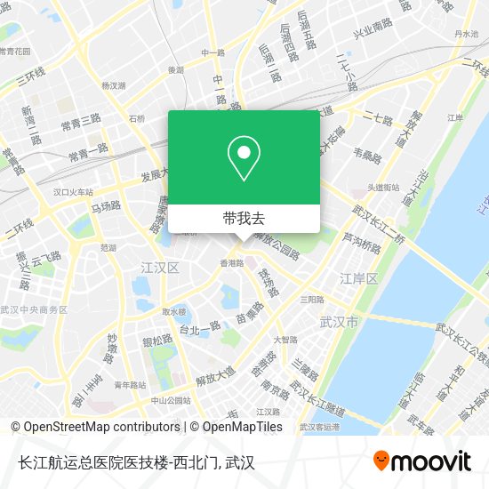 长江航运总医院医技楼-西北门地图