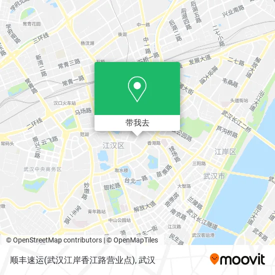 顺丰速运(武汉江岸香江路营业点)地图