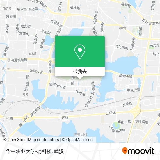 华中农业大学-动科楼地图