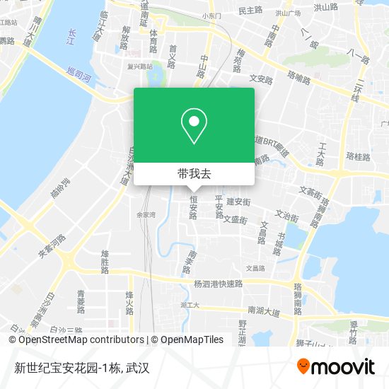 新世纪宝安花园-1栋地图