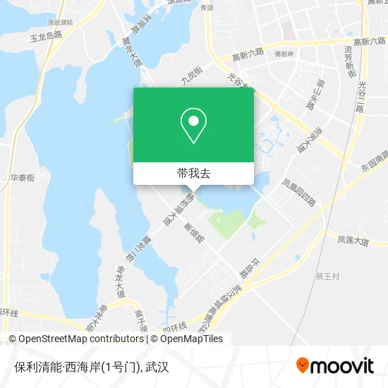 保利清能·西海岸(1号门)地图