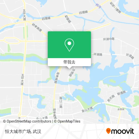 恒大城市广场地图
