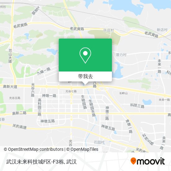 武汉未来科技城F区-F3栋地图