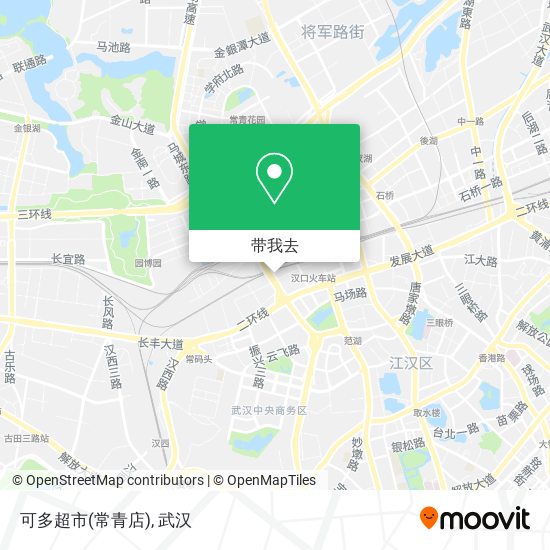 可多超市(常青店)地图