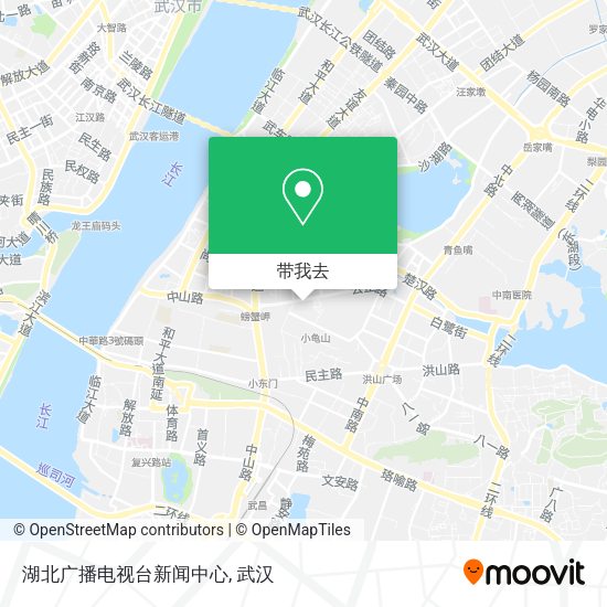 湖北广播电视台新闻中心地图