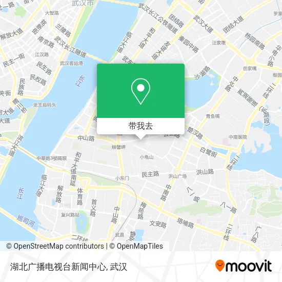 湖北广播电视台新闻中心地图
