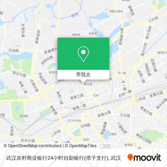武汉农村商业银行24小时自助银行(塔子支行)地图