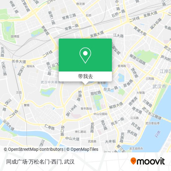 同成广场·万松名门-西门地图