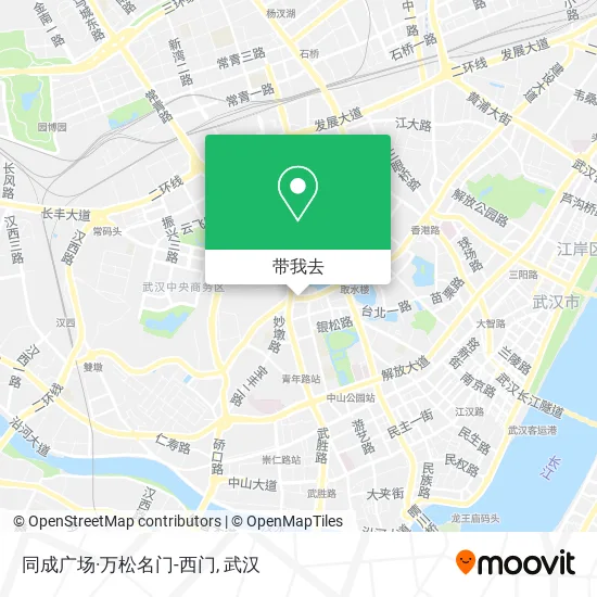 同成广场·万松名门-西门地图
