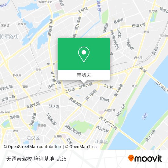 天罡泰驾校-培训基地地图