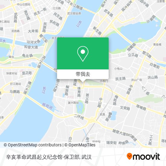 辛亥革命武昌起义纪念馆-保卫部地图