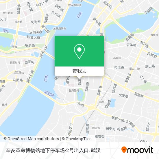 辛亥革命博物馆地下停车场-2号出入口地图