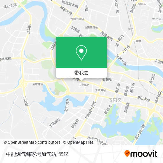 中能燃气邹家塆加气站地图