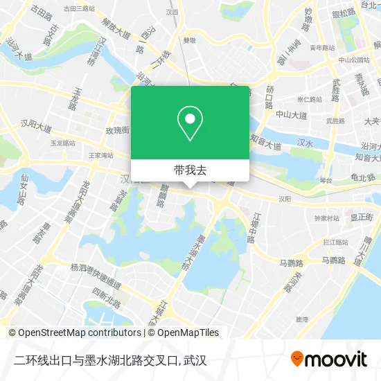 二环线出口与墨水湖北路交叉口地图