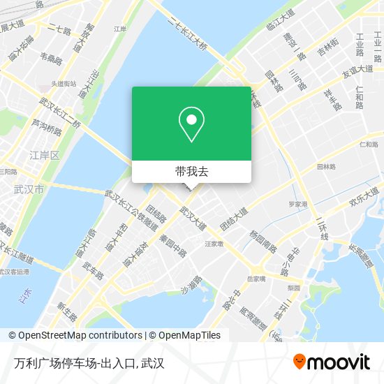 万利广场停车场-出入口地图