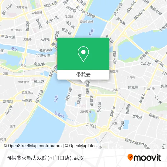 周捞爷火锅大戏院(司门口店)地图