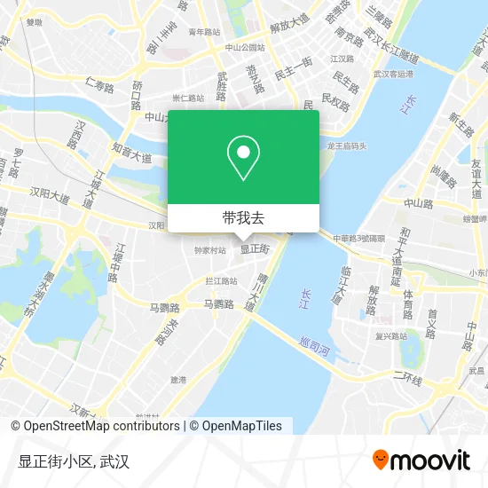 显正街小区地图