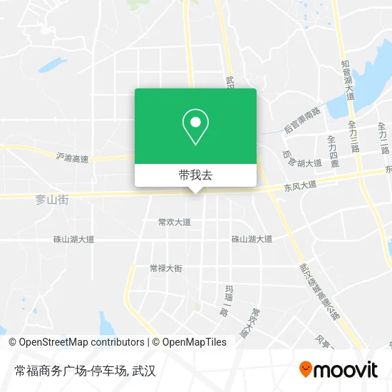 常福商务广场-停车场地图