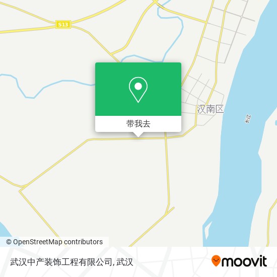 武汉中产装饰工程有限公司地图