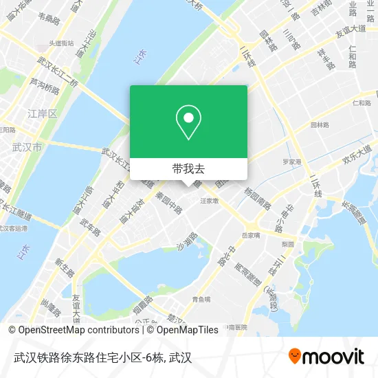 武汉铁路徐东路住宅小区-6栋地图