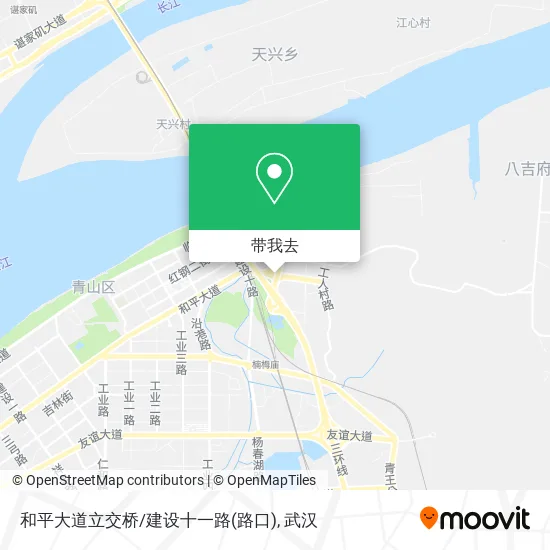 和平大道立交桥/建设十一路(路口)地图