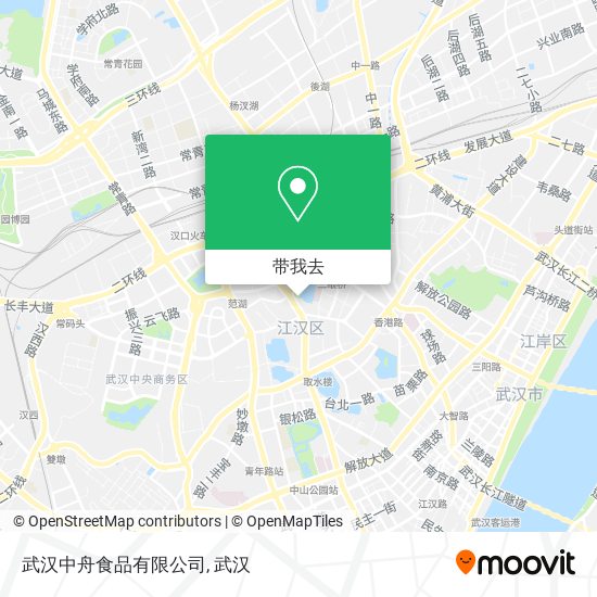 武汉中舟食品有限公司地图