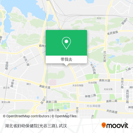 湖北省妇幼保健院(光谷三路)地图