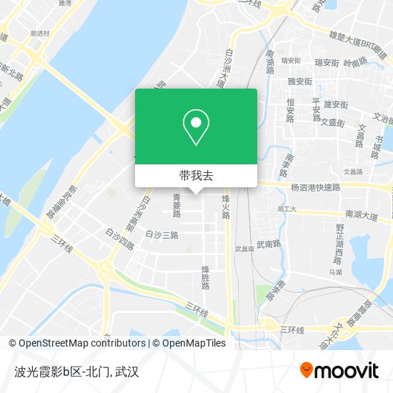 波光霞影b区-北门地图