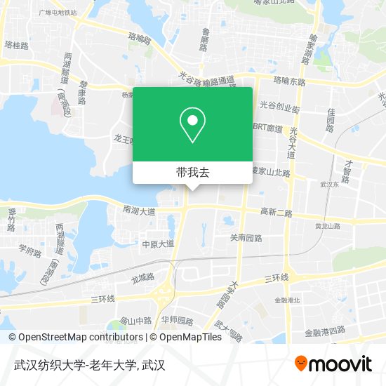 武汉纺织大学-老年大学地图