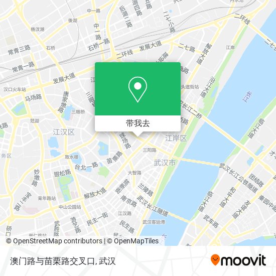 澳门路与苗栗路交叉口地图