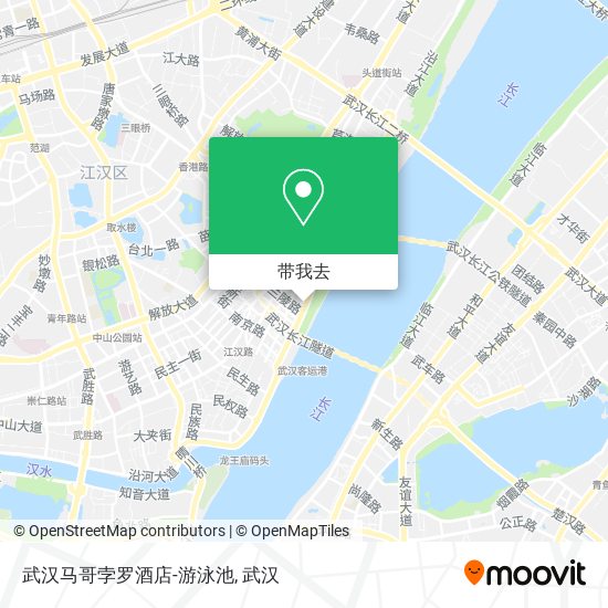 武汉马哥孛罗酒店-游泳池地图