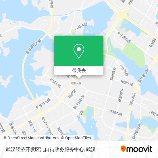 武汉经济开发区沌口街政务服务中心地图