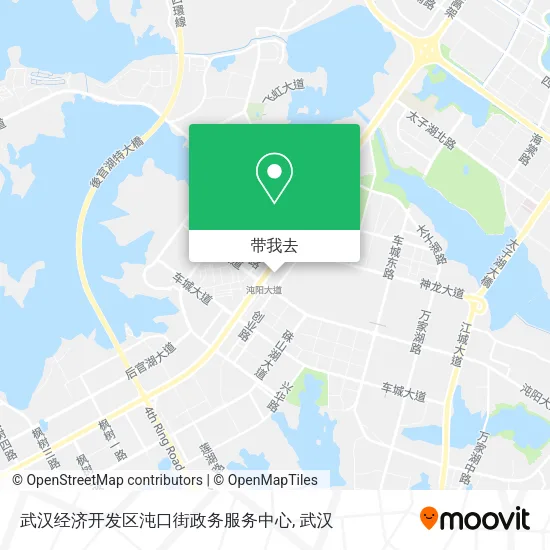 武汉经济开发区沌口街政务服务中心地图