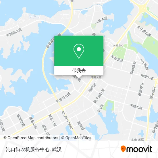 沌口街农机服务中心地图