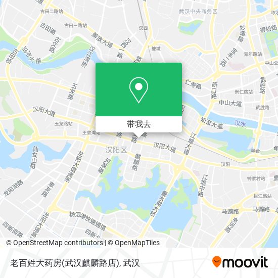 老百姓大药房(武汉麒麟路店)地图