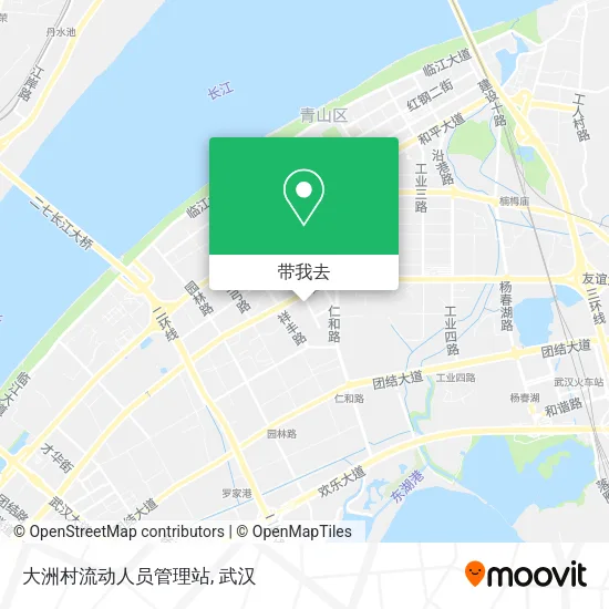 大洲村流动人员管理站地图