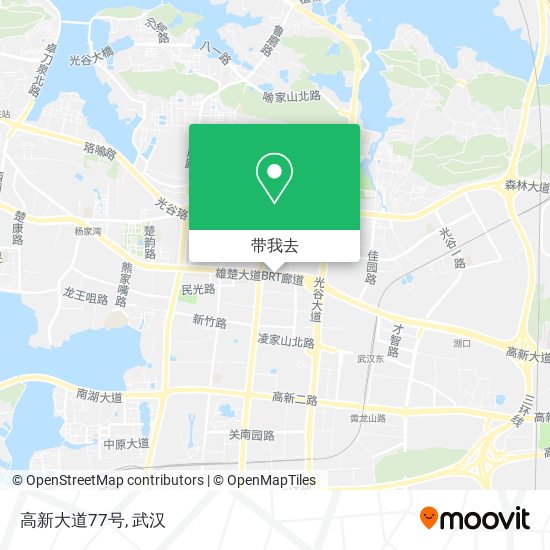 高新大道77号地图