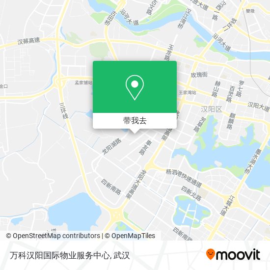 万科汉阳国际物业服务中心地图
