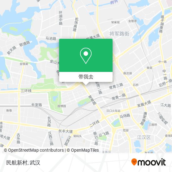 民航新村地图