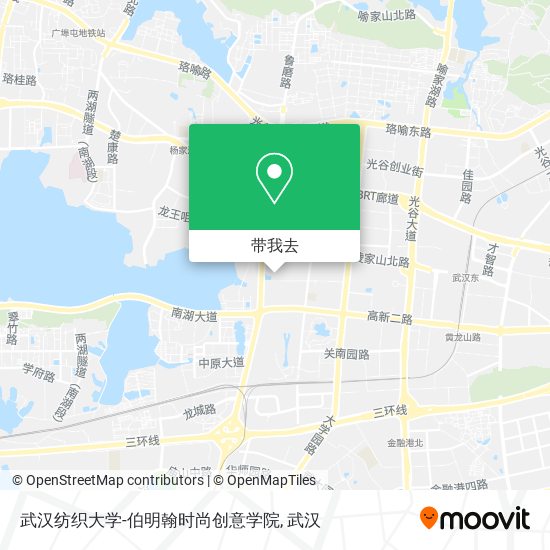 武汉纺织大学-伯明翰时尚创意学院地图