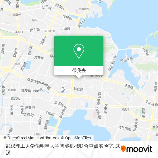 武汉理工大学伯明翰大学智能机械联合重点实验室地图