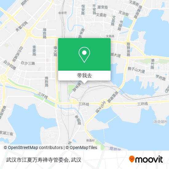 武汉市江夏万寿禅寺管委会地图