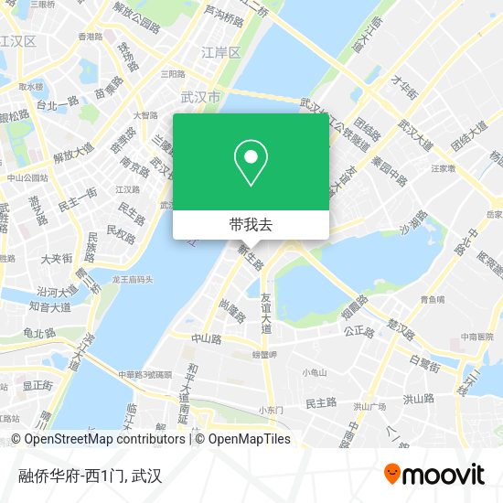 融侨华府-西1门地图
