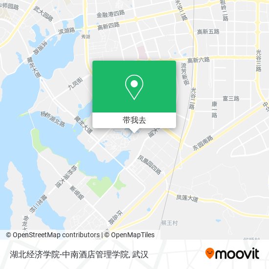 湖北经济学院-中南酒店管理学院地图