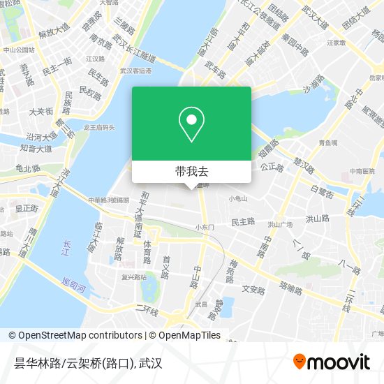 昙华林路/云架桥(路口)地图