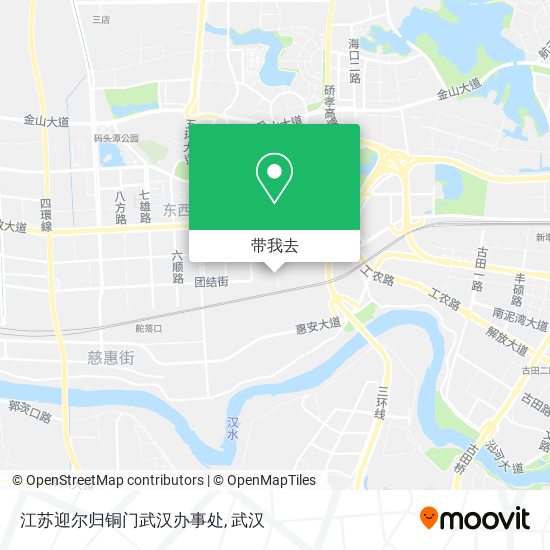 江苏迎尔归铜门武汉办事处地图