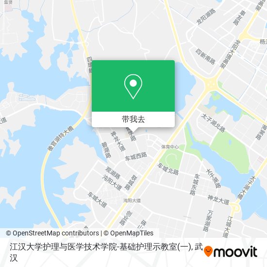 江汉大学护理与医学技术学院-基础护理示教室(一)地图