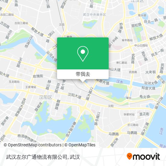 武汉左尔广通物流有限公司地图