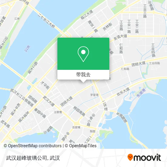 武汉超峰玻璃公司地图