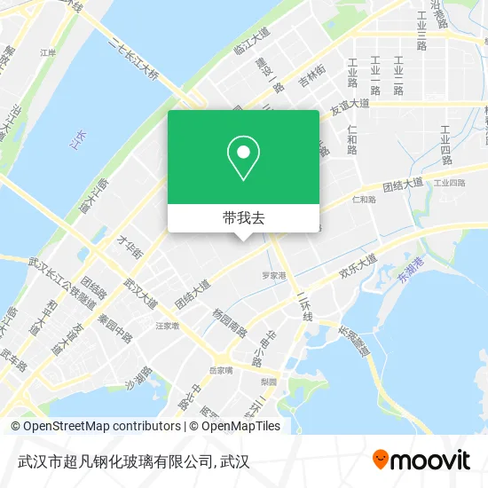 武汉市超凡钢化玻璃有限公司地图